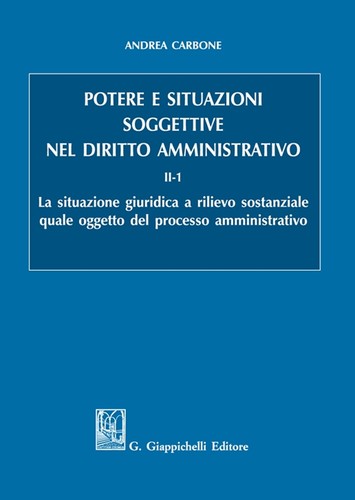 Potere situazioni soggettive - potere, e